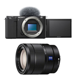 SONY Hybride ALPHA ZV-E10 NOIR + Objectif 16-70mm f/4 OSS Garanti 3 ans