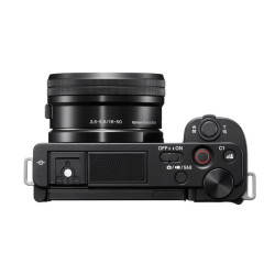 SONY Hybride ALPHA ZV-E10 NOIR + Objectif 16-50mm PZ f/3-5.5-6 + 55-210 f/ 4.5-6.3 Garanti 3 ans
