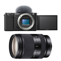 SONY ALPHA ZV-E10 NOIR + 18-200 Garanti 3 ans