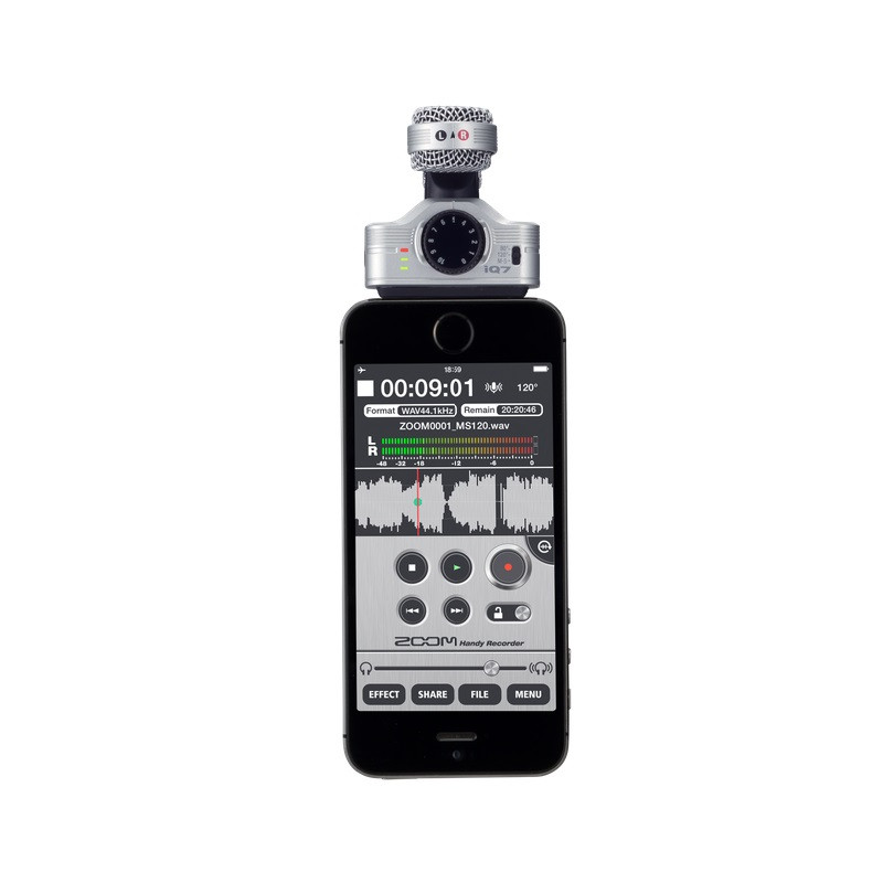 ZOOM IQ 7 Microphone stereo Mid-Side IQ7