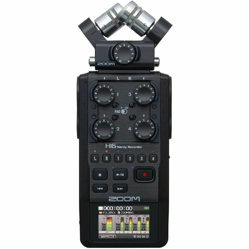 ZOOM H 6 BLK Enregistreur 6 pistes portable