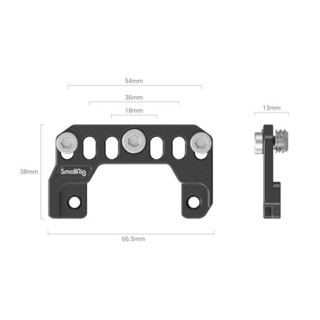 SMALLRIG Plaque d'adaptation pour poignée FX3 XLR - MD4019