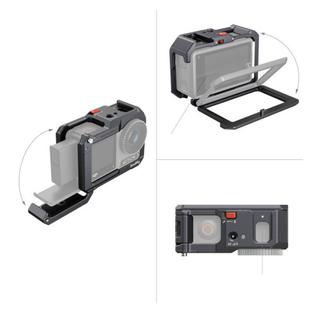 SMALLRIG Cage pour DJI OSMO ACTION 3 - 4119