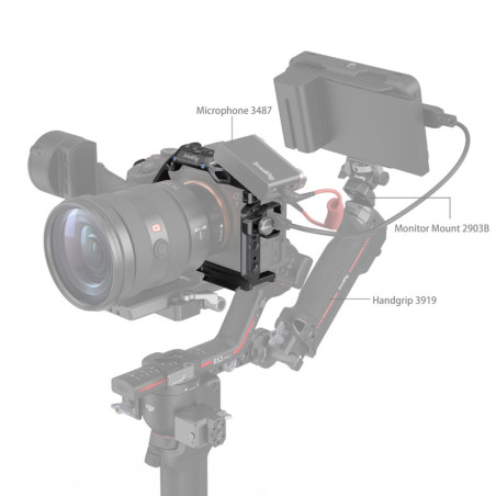 SMALLRIG Cage "Rhinoceros" Advanced pour Sony Alpha 7R V / Alpha 7 IV / Alpha 7S III - 3710