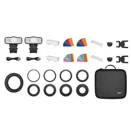 GODOX Ring Flash Macro Kit MF12-K2