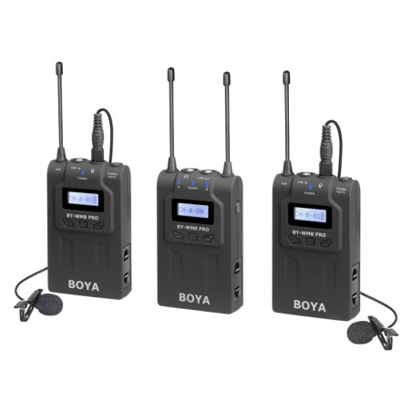BOYA BY-WM8 Pro-K2 ワイヤレスマイク BOYA Kit micro sans fil UHF BY-WM8 Pro-K2 - Micro sans fil