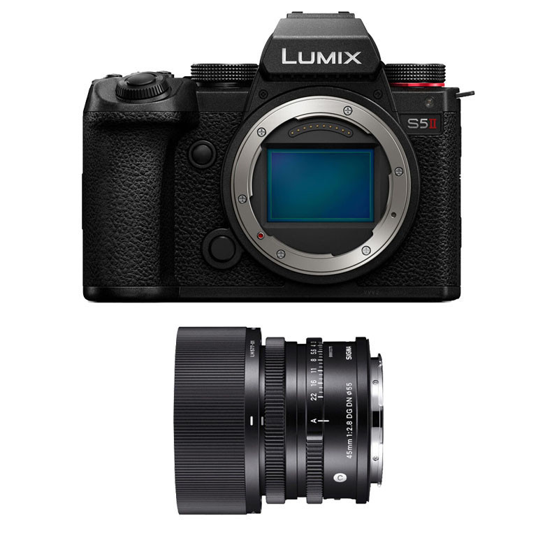 PANASONIC LUMIX S5 MARK II + Objectif SIGMA 45mm