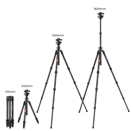 K&F Trepied carbone + rotule Bh-36
