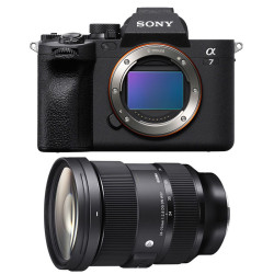 SONY Hybride ALPHA 7 IV + Objectif SIGMA 24-70 f/2.8 ART SONY Hybride FE Garanti 3 ans