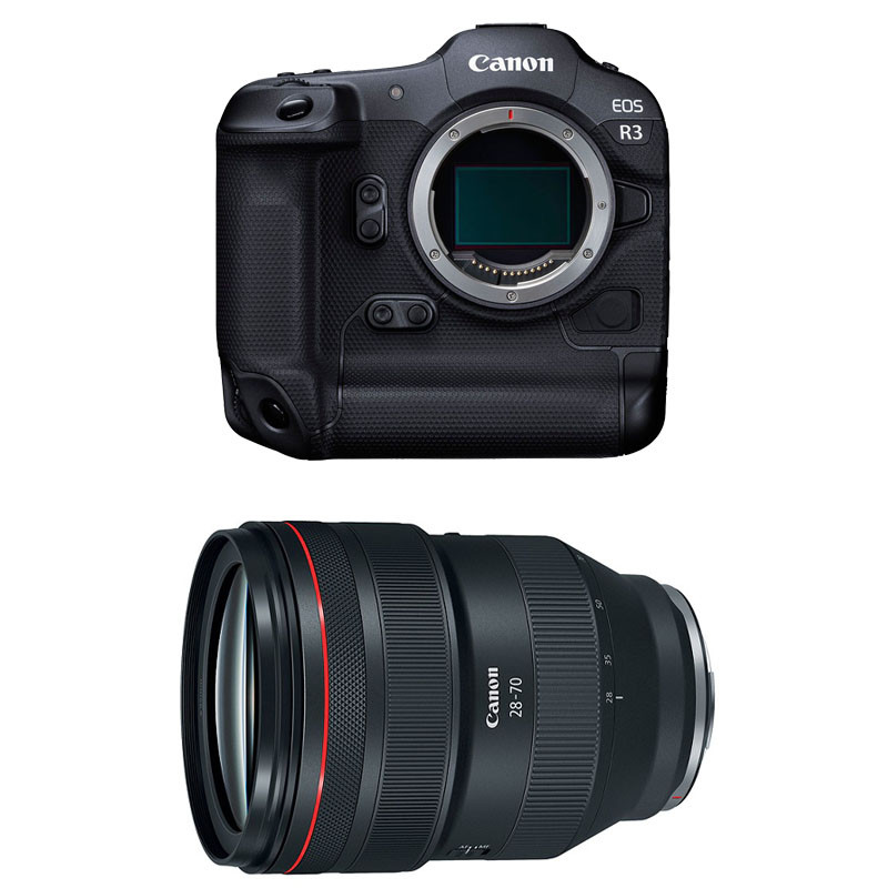 CANON Hybride EOS R3 + Objectif RF 28-70mm f/2 L USM Garanti 3 ans