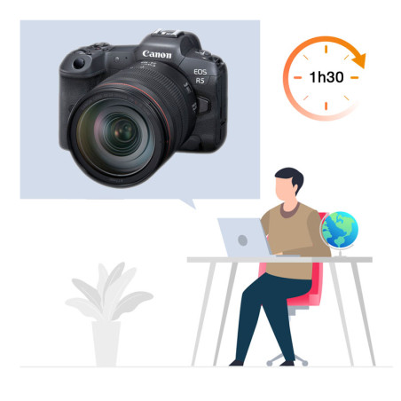 Formation photo en ligne CANON EOS R5 - 1h30