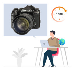Formation photo en ligne PENTAX K-1 II - 1h30