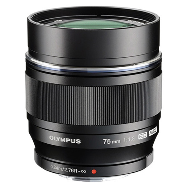 OLYMPUS Objectif M.ZUIKO ED 75mm f/1.8 Noir Garanti 2 ans