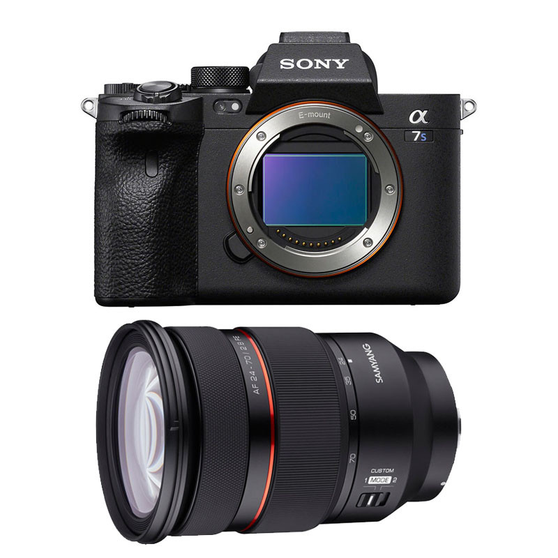SONY Hybride ALPHA 7S III + Objectif SAMYANG AF 24-70mm f/2.8 SONY Hybride FE Garanti 3 ans