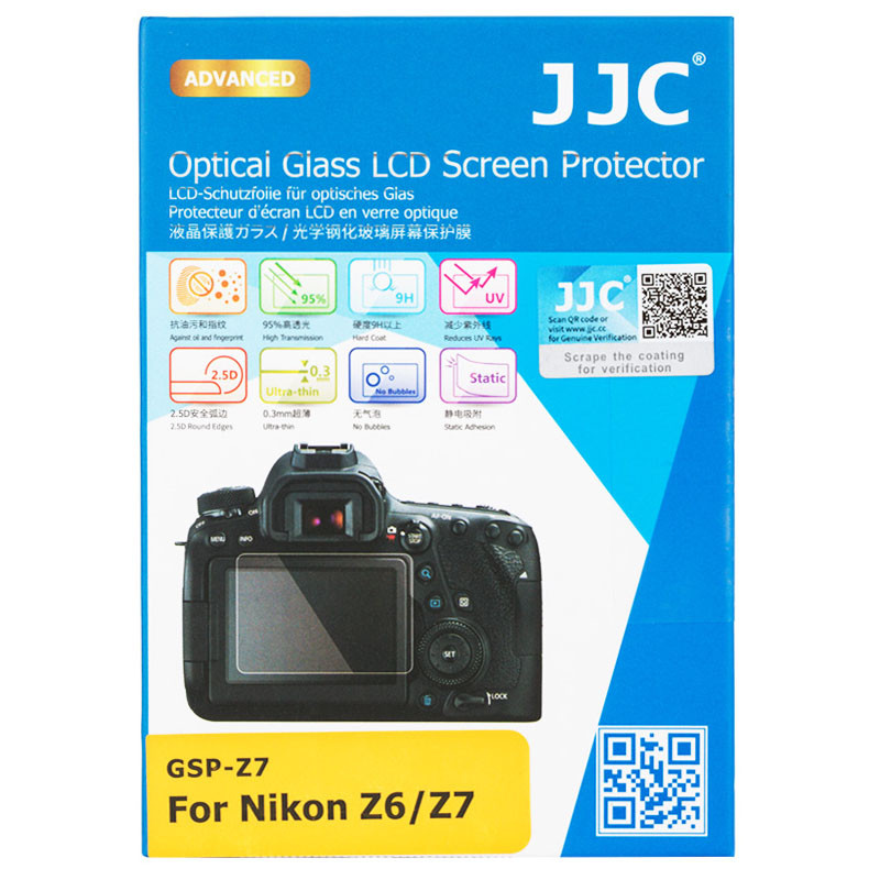 JJC Vitre de protection LCD Compatible avec NIKON Z5-Z6-Z7-Z6II-Z7II