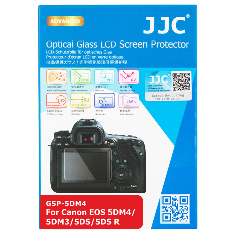 JJC Vitre de protection LCD Compatible avec CANON 5D MARK IV