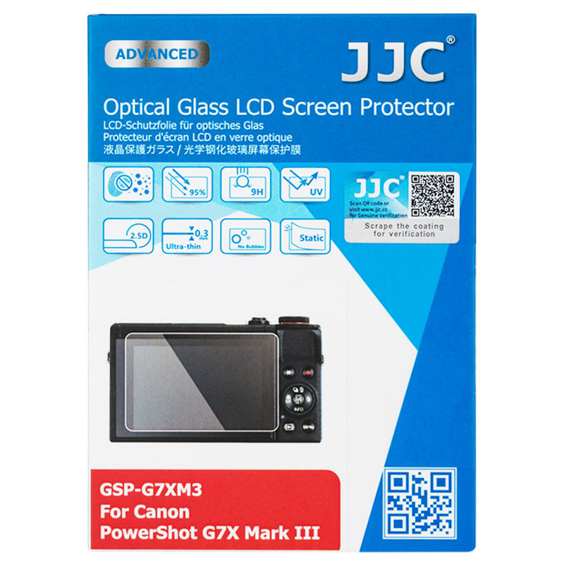 JJC Vitre de protection LCD Compatible avec CANON G7X MARK III