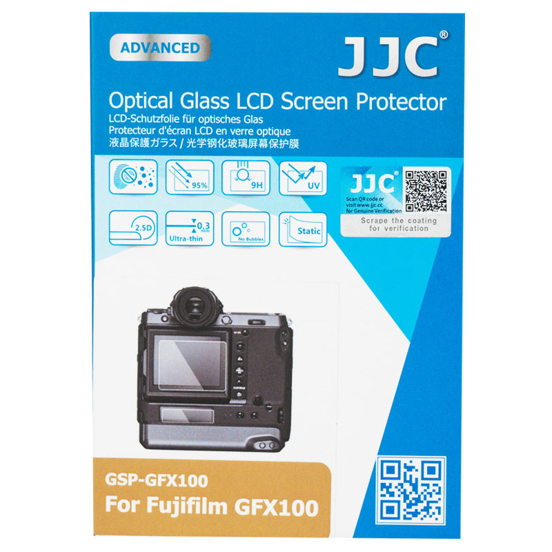 JJC Vitre de protection LCD Compatible avec FUJI GFX-100
