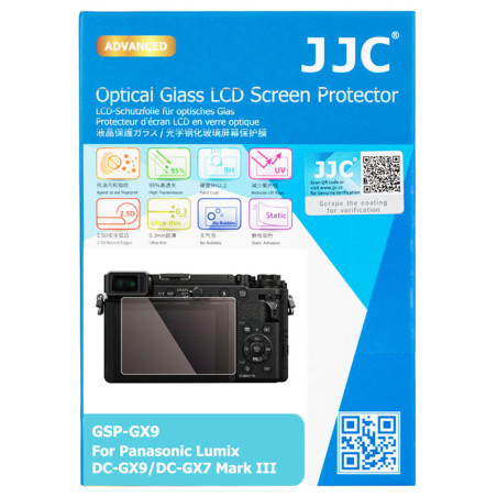 JJC Vitre de protection LCD Compatible avec PANASONIC GX9
