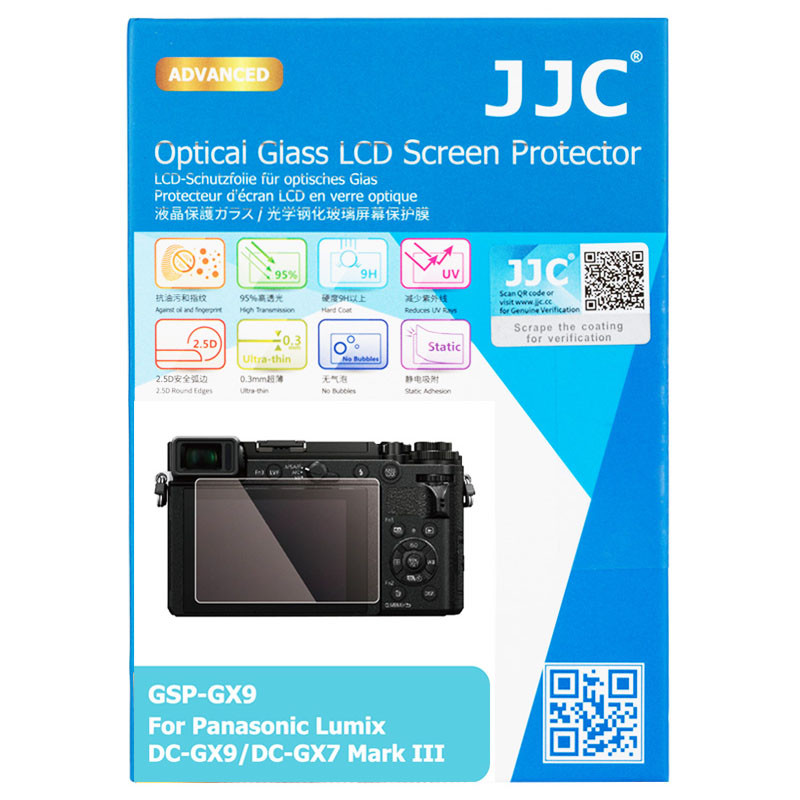 JJC Vitre de protection LCD Compatible avec PANASONIC GX9