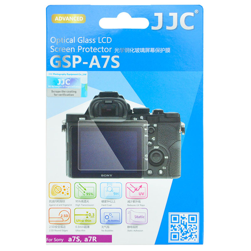 JJC Vitre de protection LCD Compatible avec SONY A7S-A7R-A7