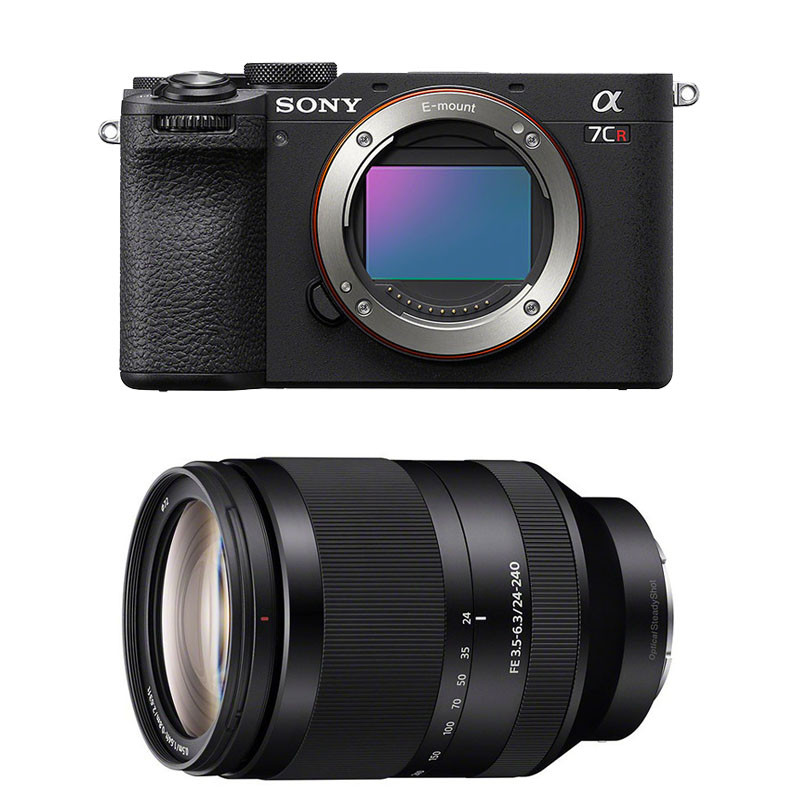 SONY Hybride ALPHA 7C R NOIR + Objectif FE 24-240 f/3.5-6.3 Garanti 3 ans