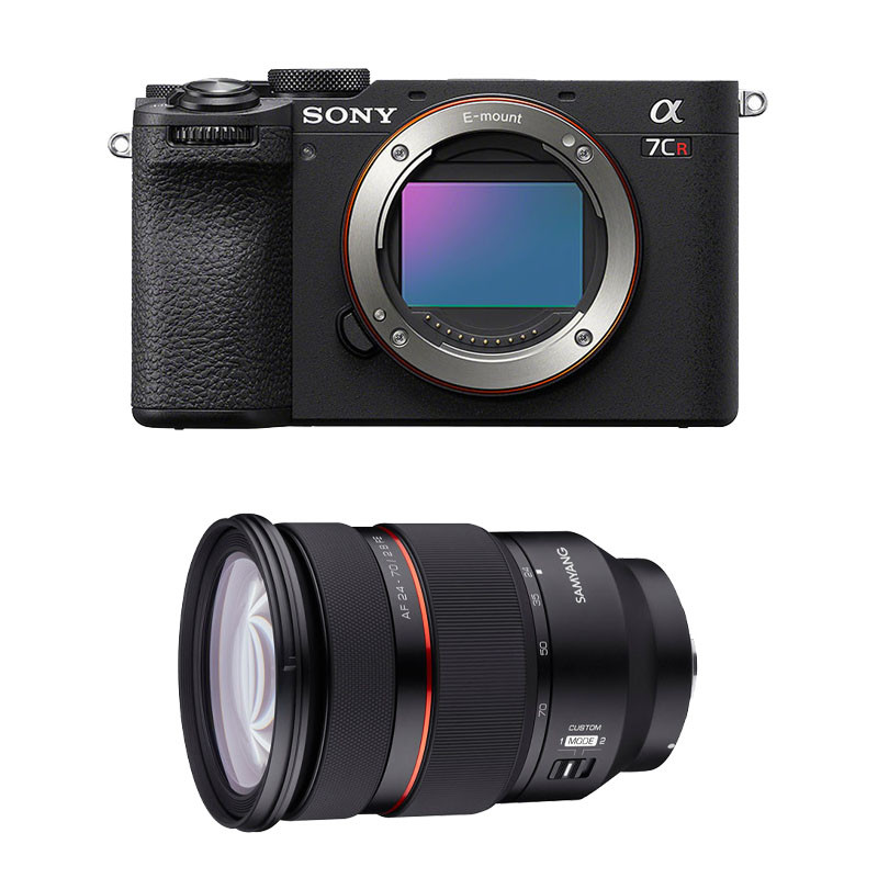 SONY Hybride ALPHA 7C R NOIR + Objectif SAMYANG AF 24-70mm f/2.8 SONY Hybride FE Garanti 3 ans