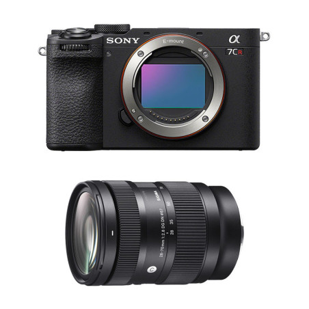 SONY Hybride ALPHA 7C R NOIR + Objectif SIGMA 28-70mm f/2.8 DG DN Contemporary Garanti 3 ans
