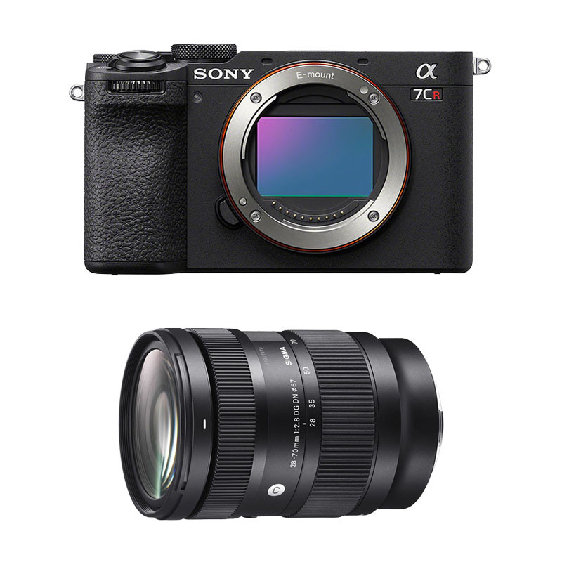 SONY Hybride ALPHA 7C R NOIR + Objectif SIGMA 28-70mm f/2.8 DG DN Contemporary Garanti 3 ans