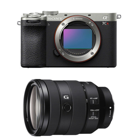 SONY Hybride ALPHA 7C R SILVER + Objectif FE 24-105 f/4 G Garanti 3 ans