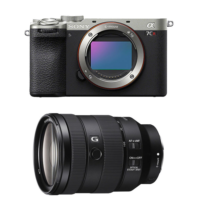 SONY Hybride ALPHA 7C R SILVER + Objectif FE 24-105 f/4 G Garanti 3 ans