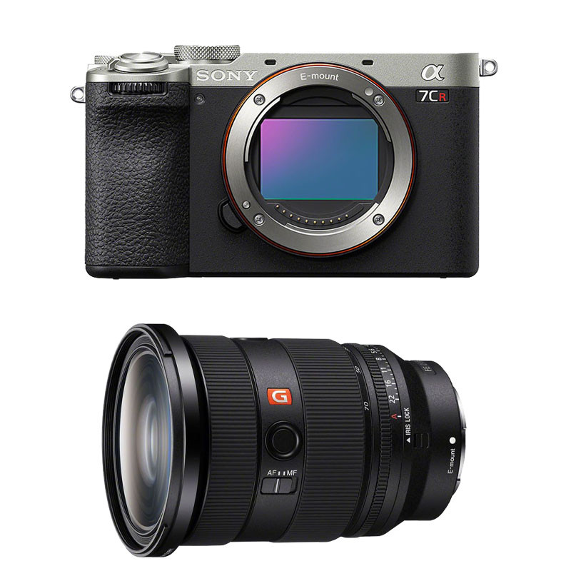 SONY Hybride ALPHA 7C R SILVER + Objectif FE 24-70 f/2.8 GM R Garanti 3 ans