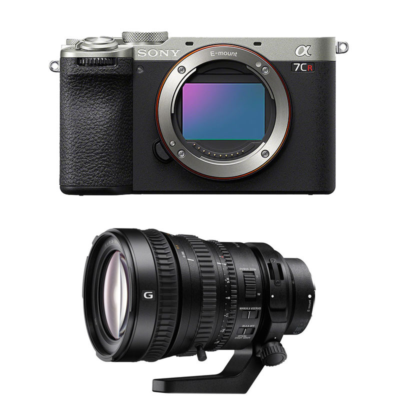 SONY Hybride ALPHA 7C R SILVER + Objectif FE 28-135mm f/4 G PZ Garanti 3 ans