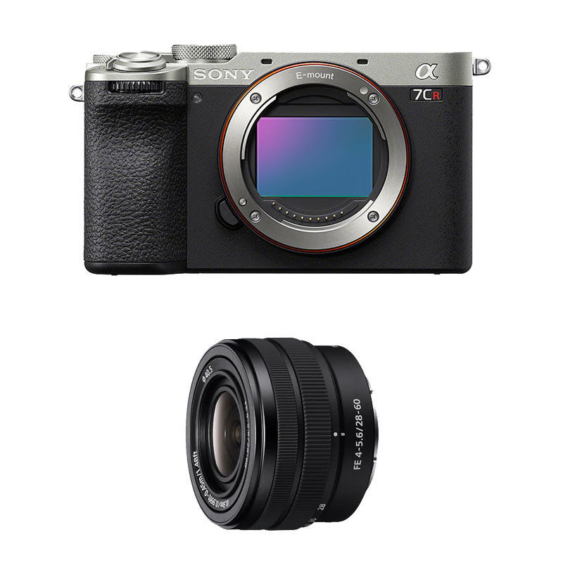 SONY Hybride ALPHA 7C R SILVER + Objectif FE 28-60 f/4-5.6 Garanti 3 ans