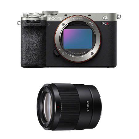 SONY Hybride ALPHA 7C R SILVER + Objectif FE 35mm f/1.8 Garanti 3 ans