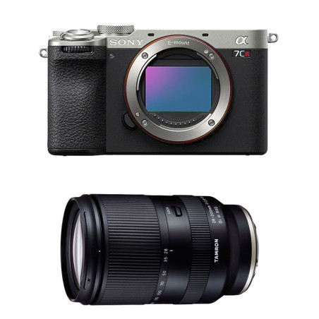 SONY Hybride ALPHA 7C R SILVER + Objectif TAMRON 28-200 f/2.8-5.6 SONY Hybride FE Garanti 3 ans