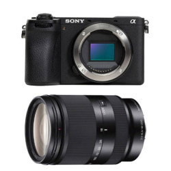 SONY Hybride ALPHA 6700 NOIR + Objectif 18-200mm LE f/3.5-6.3 Garanti 3 ans