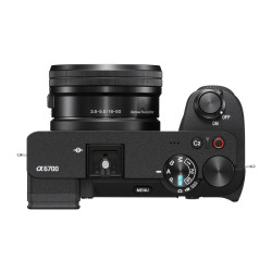 SONY Hybride ALPHA 6700 NOIR + Objectif 16-50mm PZ f/3-5.5-6 Garanti 3 ans + Sac + SD 8 Go
