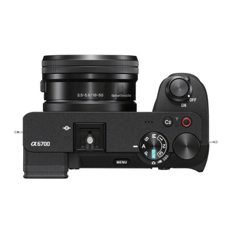 SONY Hybride ALPHA 6700 NOIR + Objectif 16-50mm PZ f/3-5.5-6 Garanti 3 ans + Sac + SD 8 Go