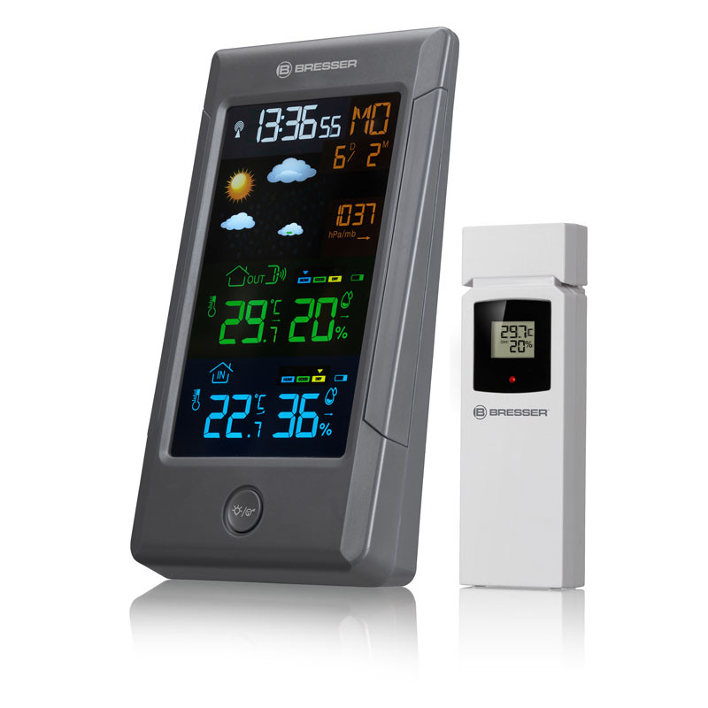 BRESSER ClimateTemp NBF Station météo couleur avec signal DCF 7006500
