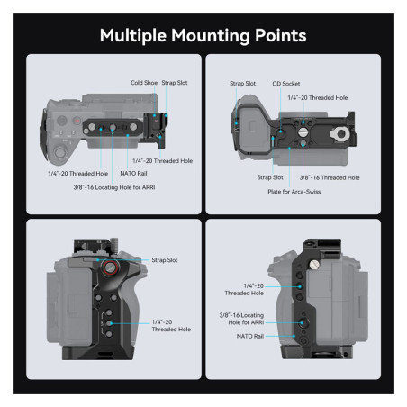 SMALLRIG Cage pour SONY FX3/FX30 - 4183