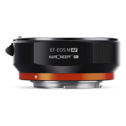 K&F Bague d'adaptation Auto focus EF/EF compatible avec S to EOS M