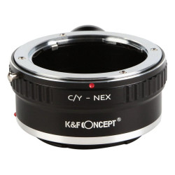 K&F Bague d'adaptation C/Y compatible avec NEX avec support trépied