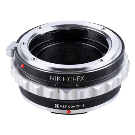 K&F Bague d'adaptation Nikon G/F/AI/AIS/D compatible avec Fuji X