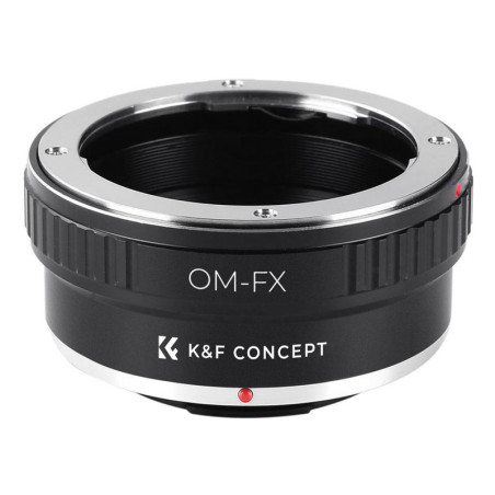 K&F Bague d'adaptation Olympus OM compatible avec Fuji X