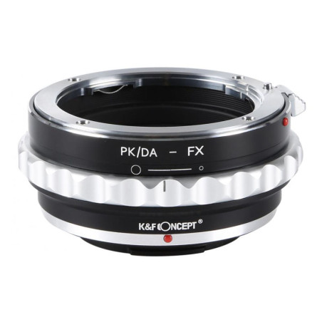 K&F Bague d'adaptation Pentax K/DA compatible avec FX