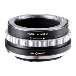 K&F Bague d'adaptation Pentax K/DA compatible avec Nikon Z