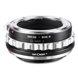K&F Bague d'adaptation Nikon G compatible avec EOS R