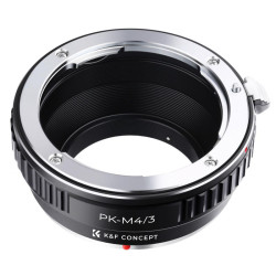 K&F Bague d'adaptation Pentax K compatible avec M4/3