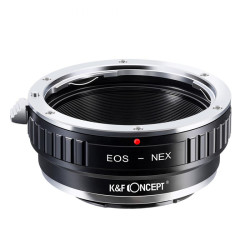 K&F Bague d'adaptation EOS compatible avec NEX SONY E